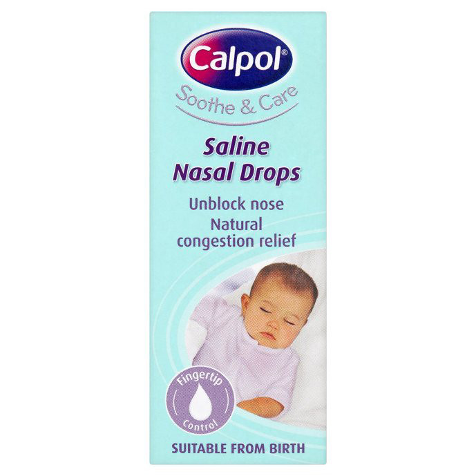 Nasal Congestion Calpol Soothe And Care Saline Nasal Drops